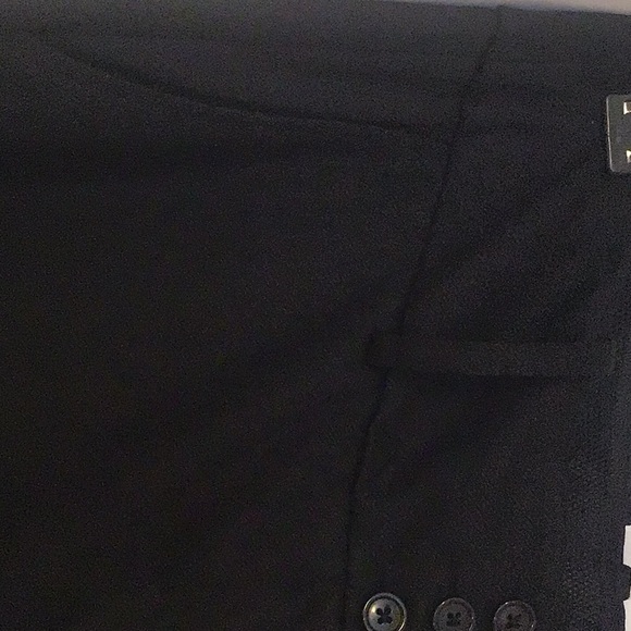 Pantalon taille basse, jambe large Simons, noir, gr.10 - Picture 2 of 8